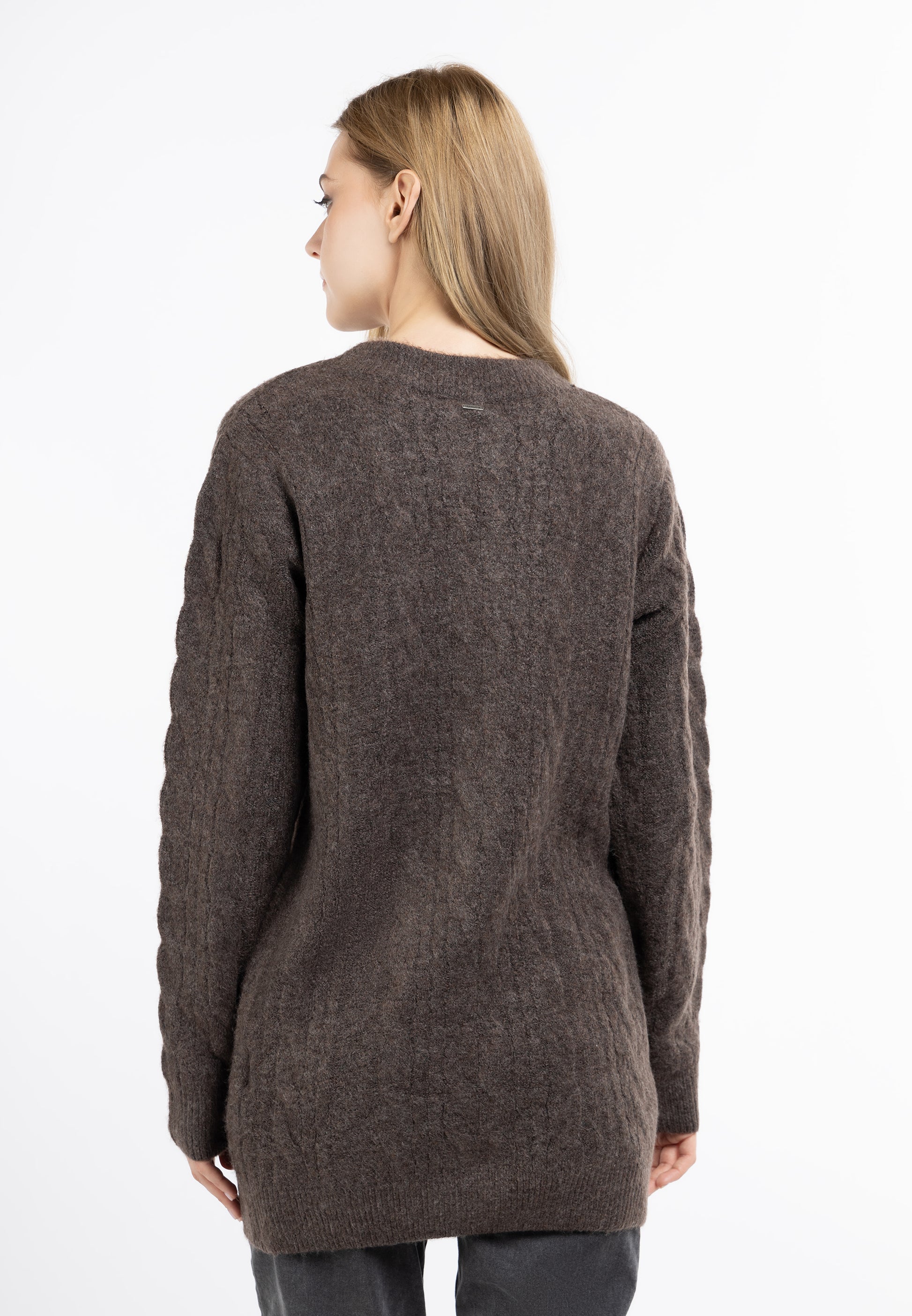 DreiMaster Vintage Damen Strickjacke mit Knöpfen