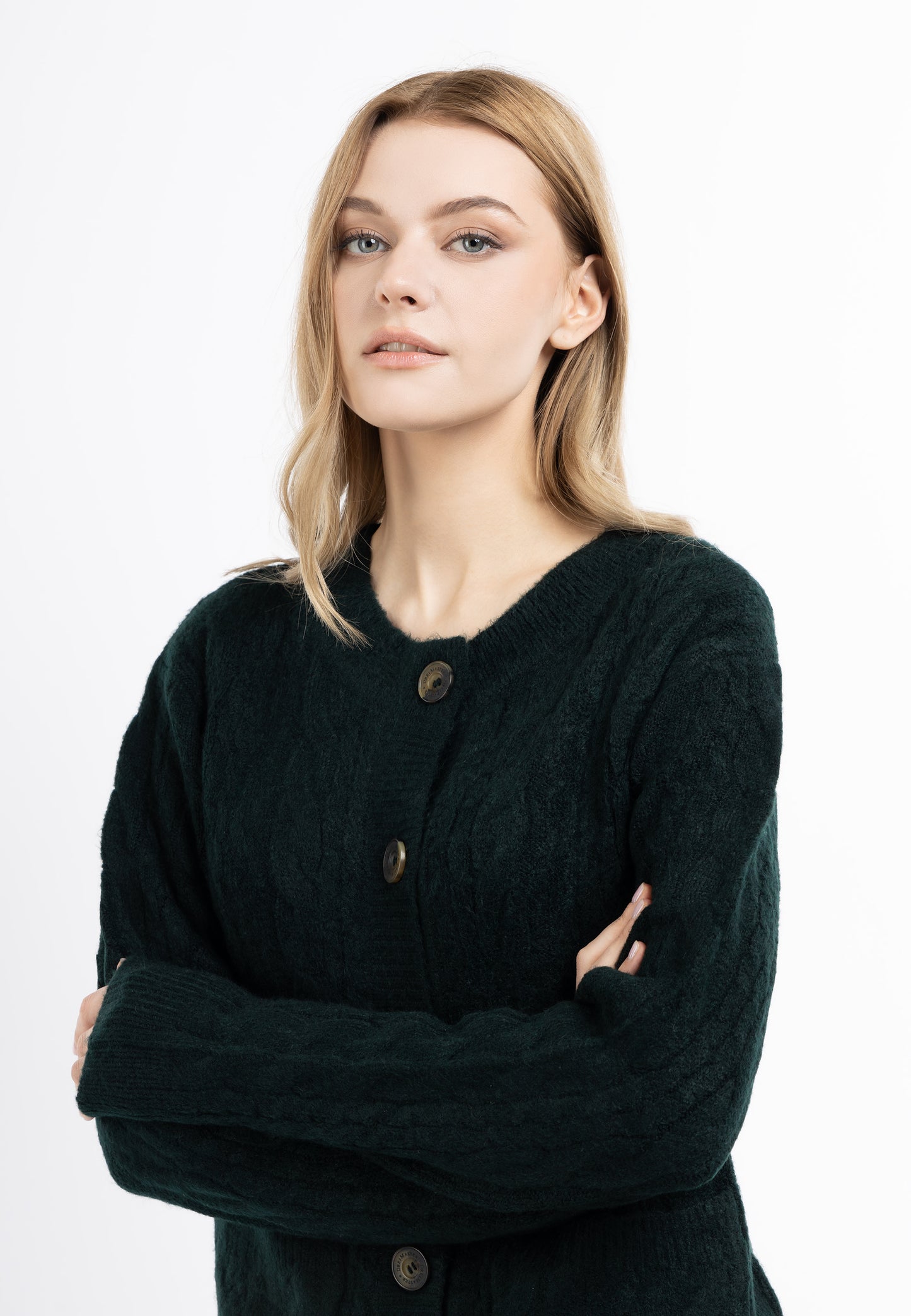 DreiMaster Vintage kardigan z guzikami damski