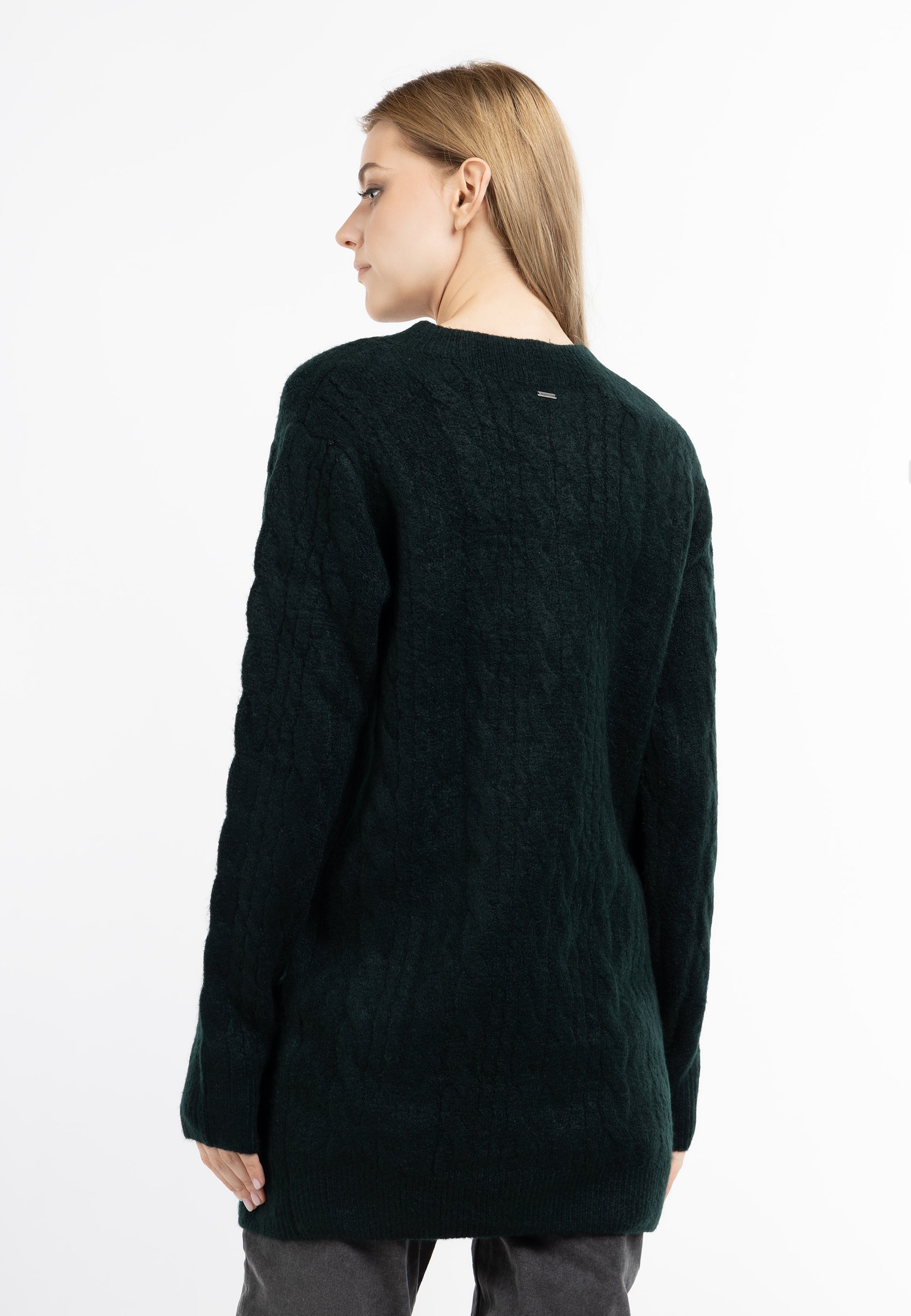 DreiMaster Vintage Damen Strickjacke mit Knöpfen