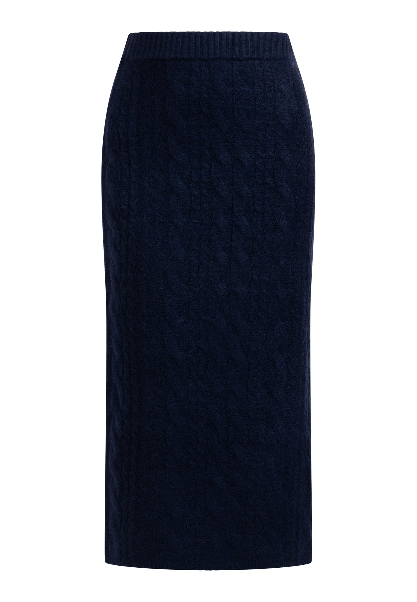 DreiMaster Vintage damska dzianinowa spódnica midi