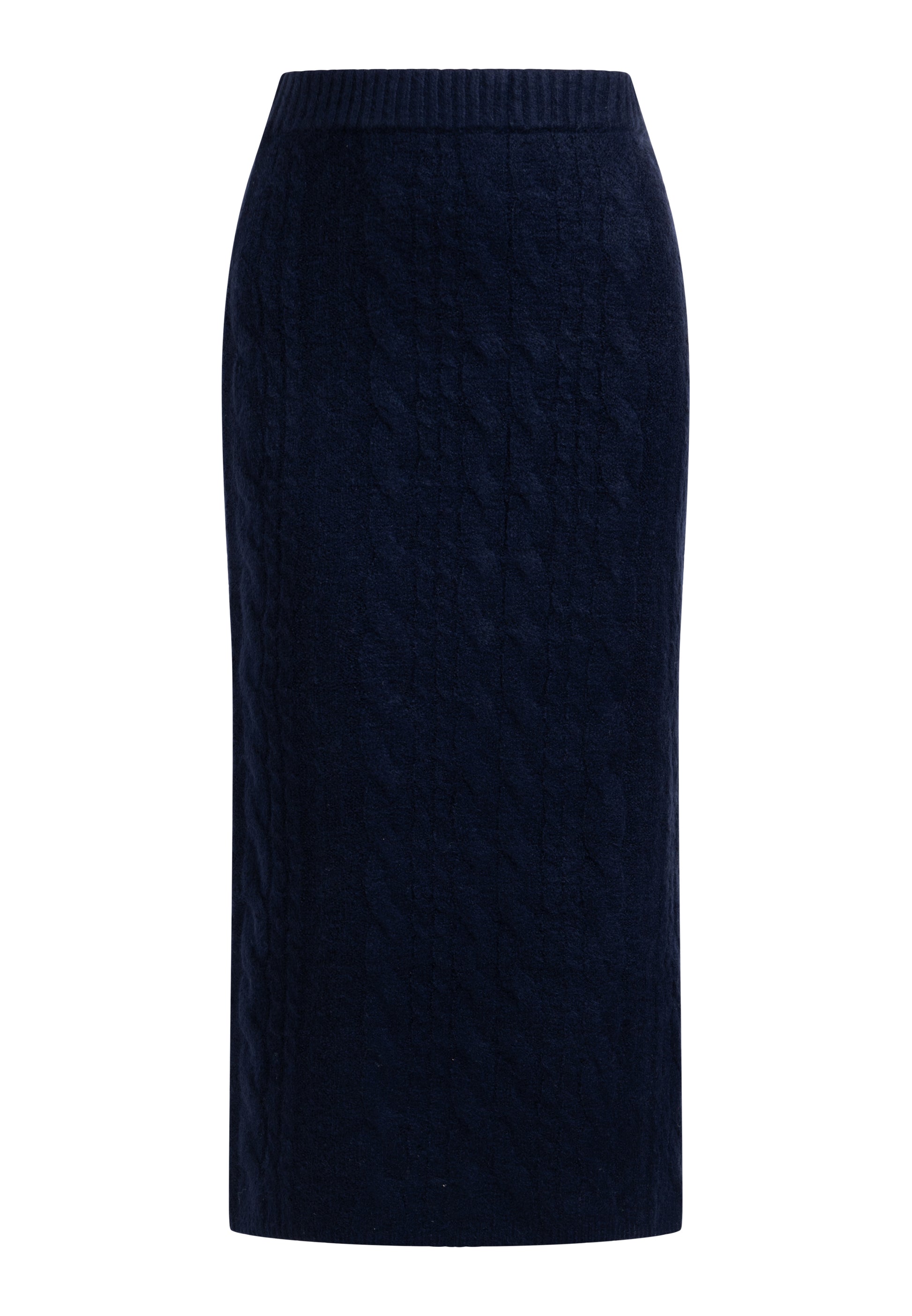 DreiMaster Vintage damska dzianinowa spódnica midi