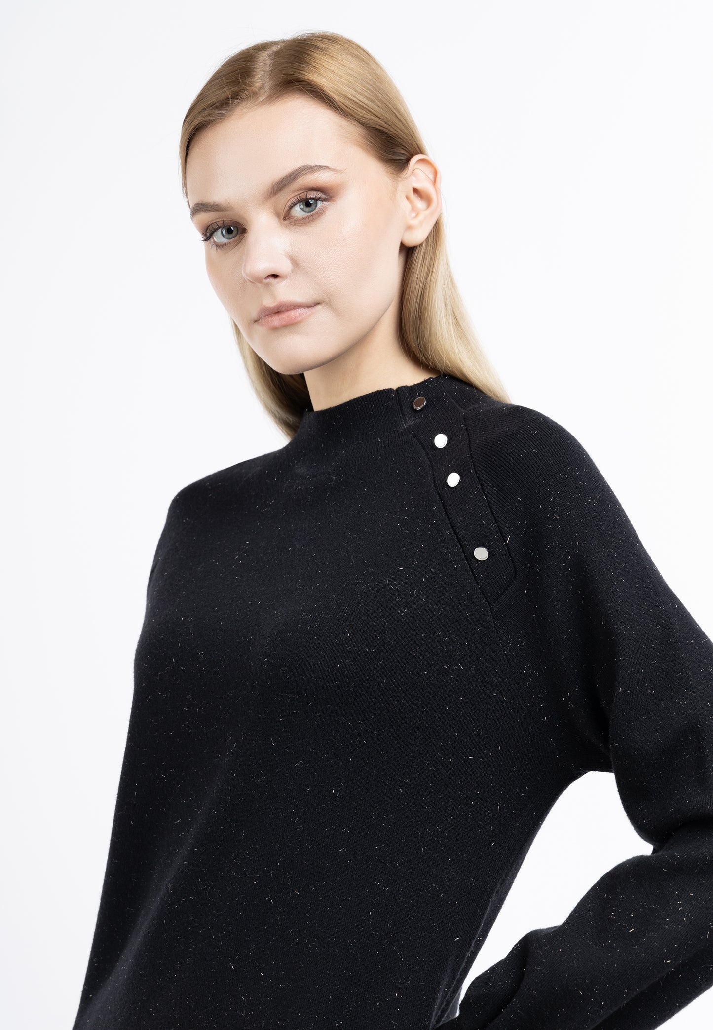 DreiMaster Klassik Damen Strickkleid