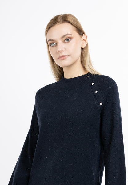 DreiMaster Klassik Damen Strickkleid