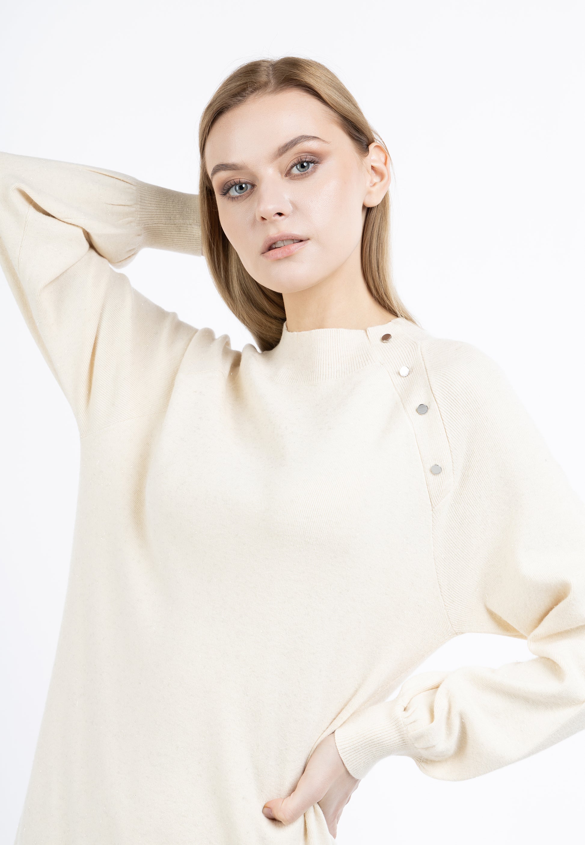 DreiMaster Klassik Damen Strickkleid