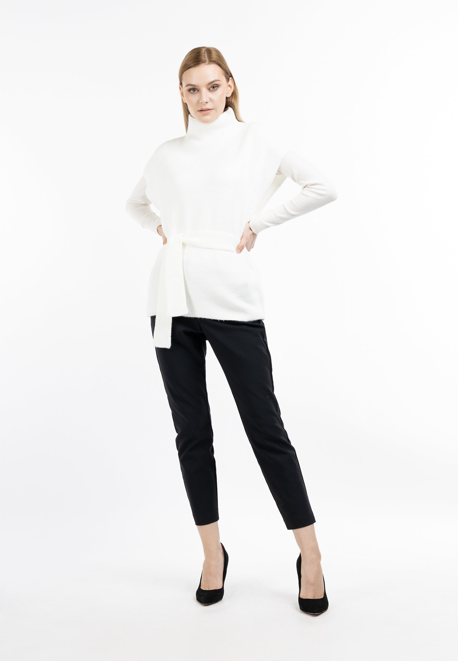 DreiMaster Klassik Damen Strickponcho