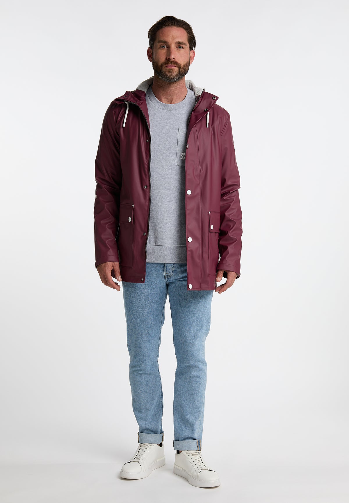 DreiMaster Maritim Herren-Regenjacke