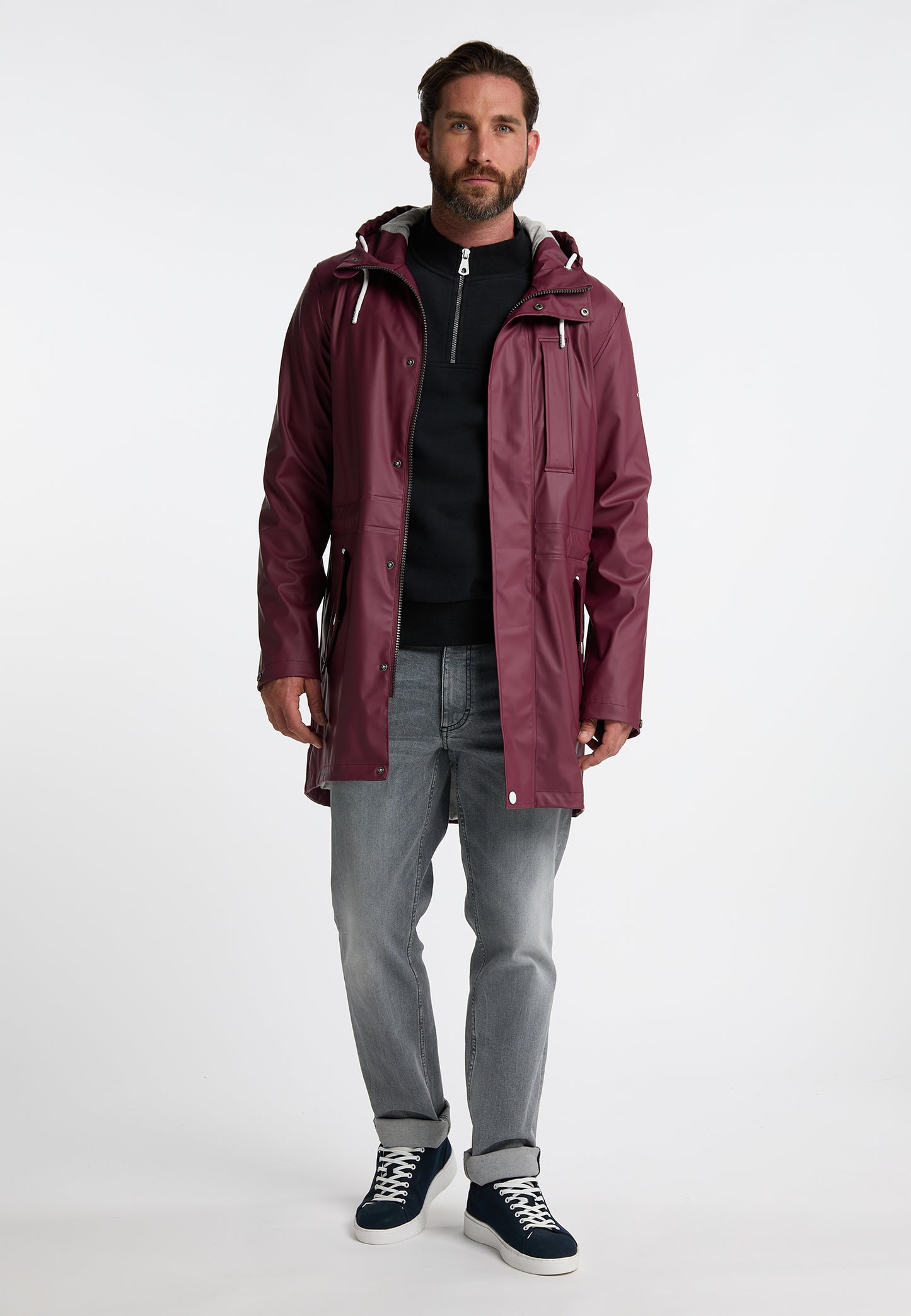 DreiMaster Maritim Herren Regenmantel