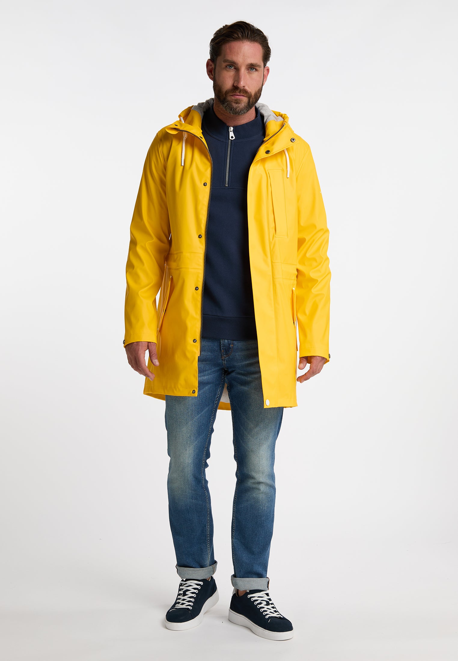DreiMaster Maritim Herren Regenmantel