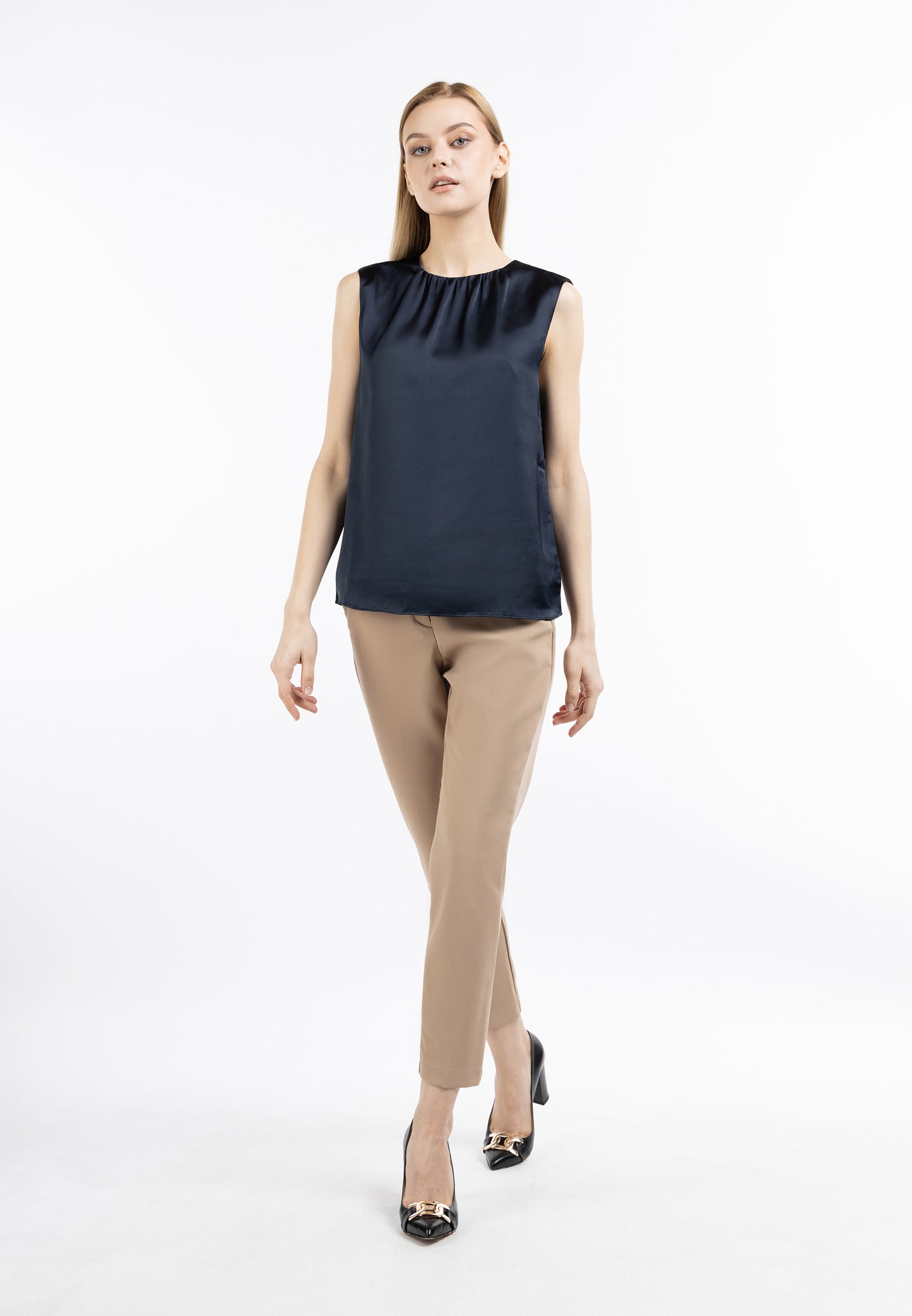 DreiMaster Klassik Women's Short Sleeve Blouse - Schmuddelwedda Shop