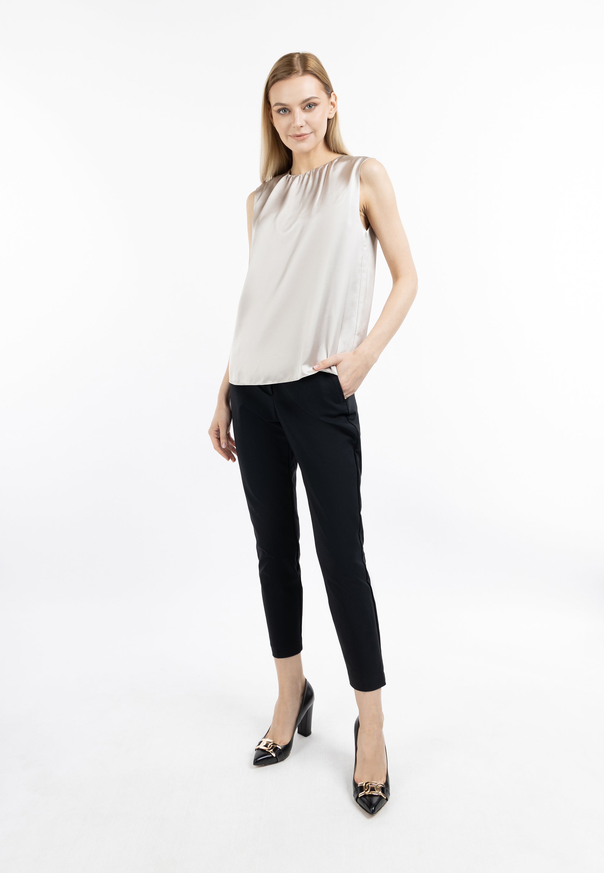 DreiMaster Klassik Women's Short Sleeve Blouse - Schmuddelwedda Shop