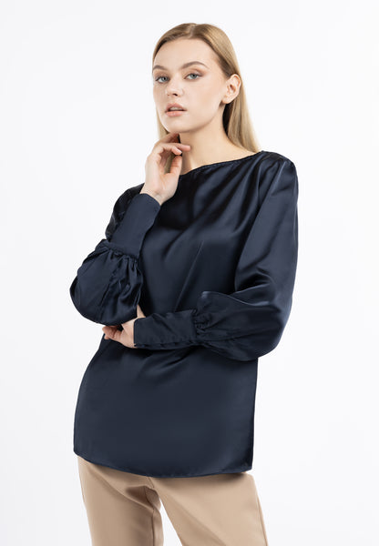 DreiMaster Klassik Women's Long Sleeve Blouse - Schmuddelwedda Shop