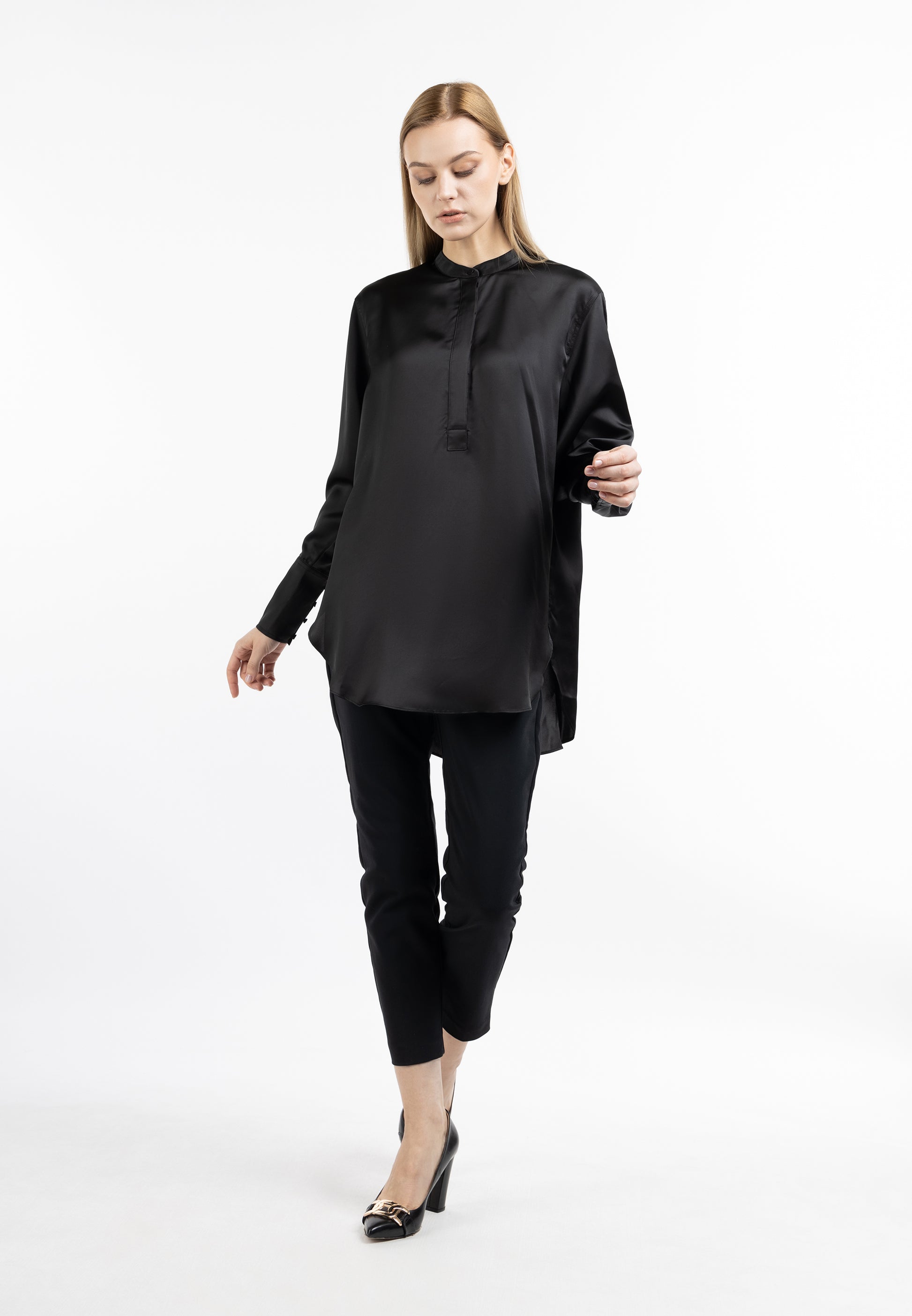 DreiMaster Klassik Women's Long Sleeve Blouse - Schmuddelwedda Shop