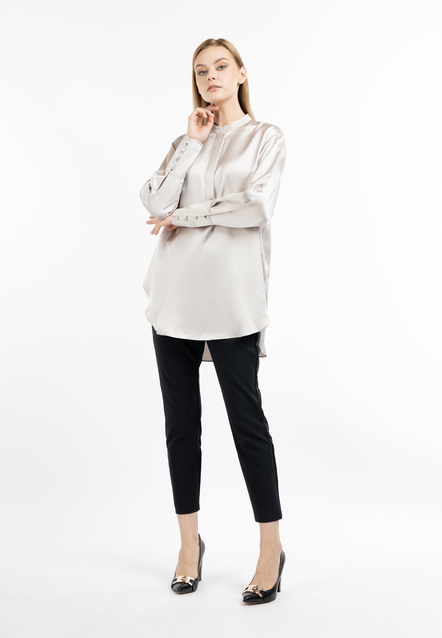 DreiMaster Klassik Women's Long Sleeve Blouse - Schmuddelwedda Shop