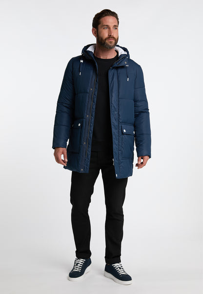 DreiMaster Maritim Herren Parka mit Wattierung