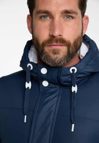 DreiMaster Maritim Herren Parka mit Wattierung