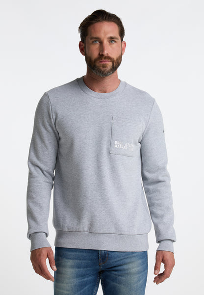 Bluza męska DreiMaster Maritim z okrągłym dekoltem