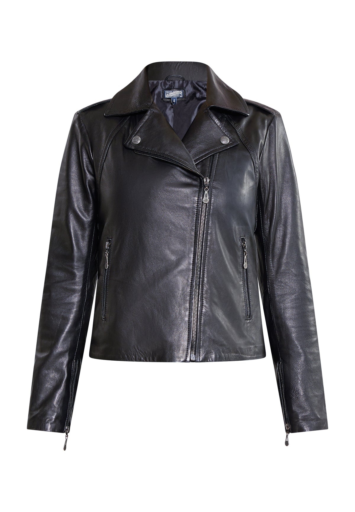 DreiMaster Vintage Women's Lederjacke im Biker Stil