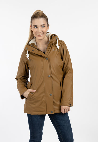 Regenjacke mit Teddyfutter