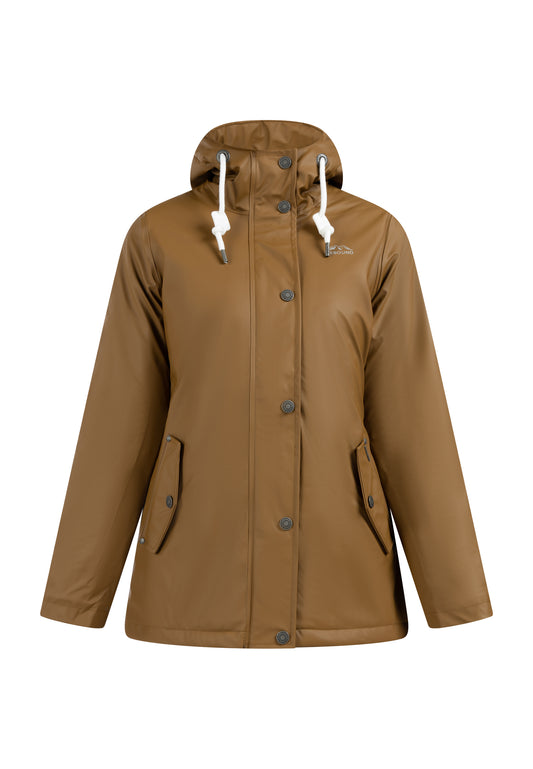 Regenjacke mit Teddyfutter