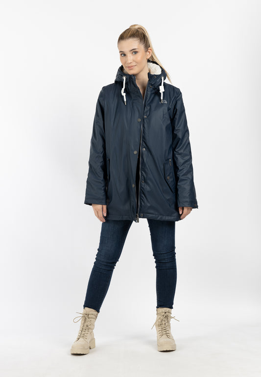ICEBOUND Damen-Regenjacke mit Teddyfutter