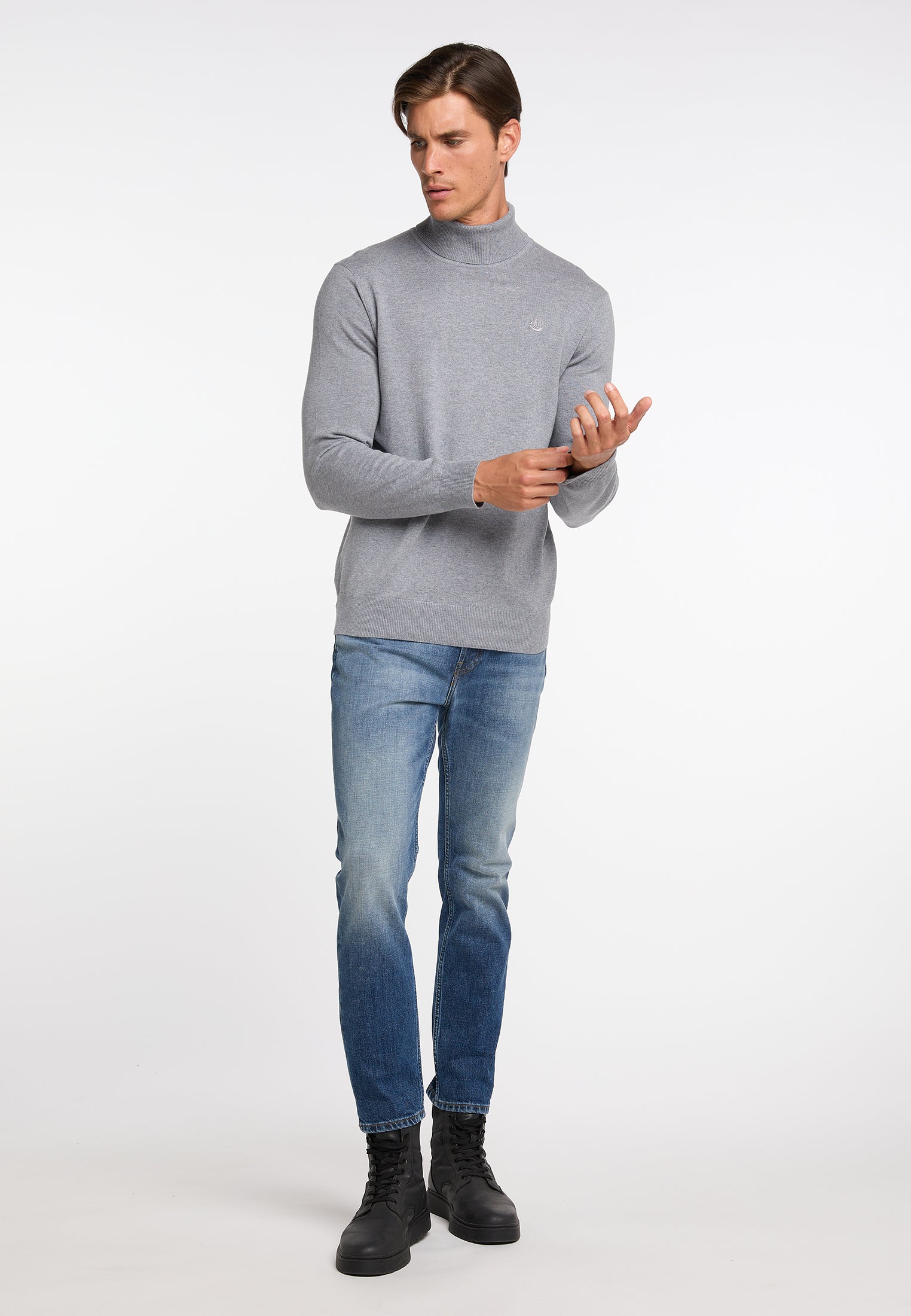 DreiMaster Klassik Men's Turtleneck Sweater - Schmuddelwedda Shop