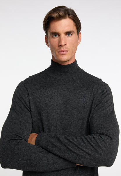 DreiMaster Klassik Men's Basic Fine Knit Sweater - Schmuddelwedda Shop