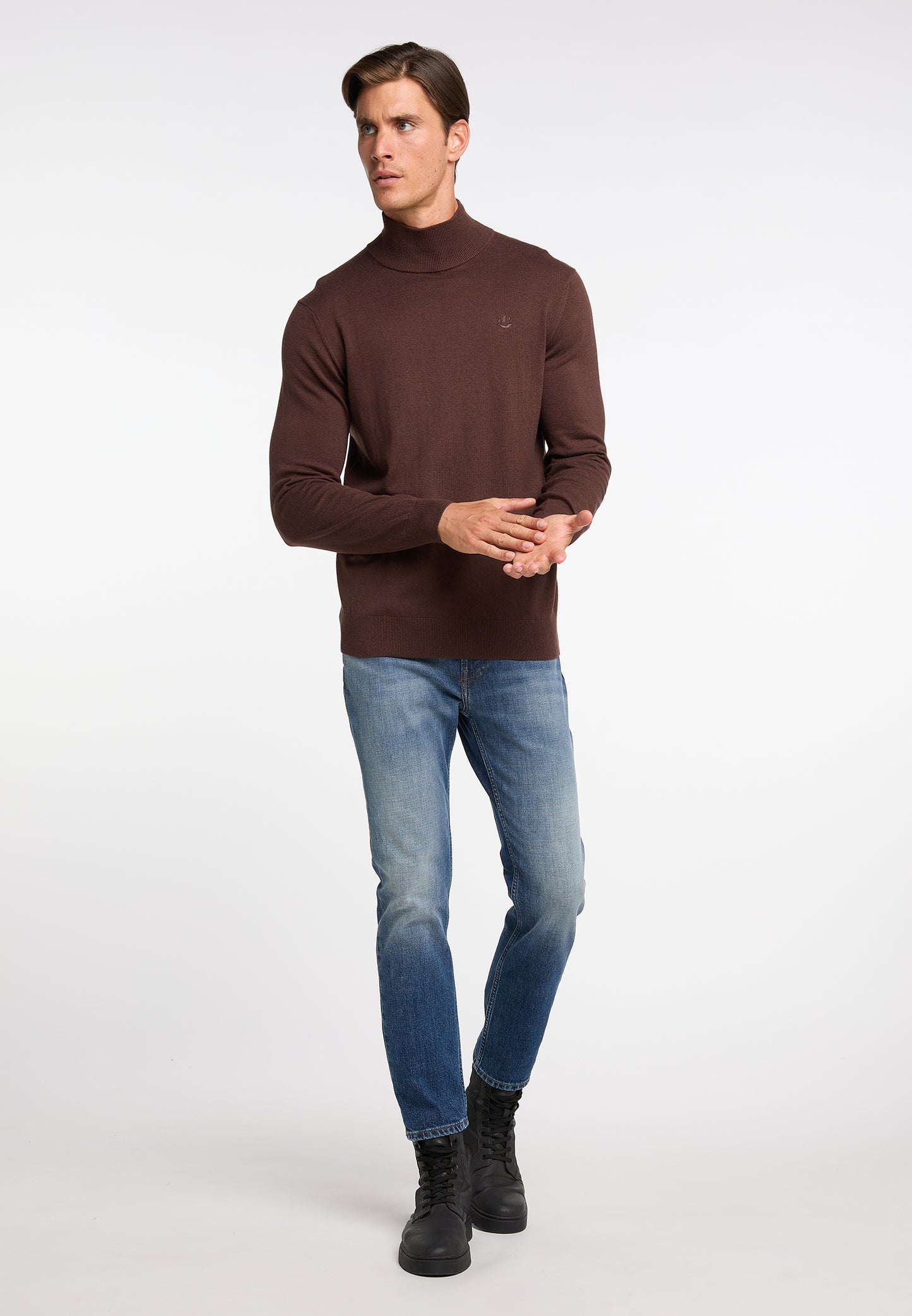 DreiMaster Klassik Men's Basic Fine Knit Sweater - Schmuddelwedda Shop