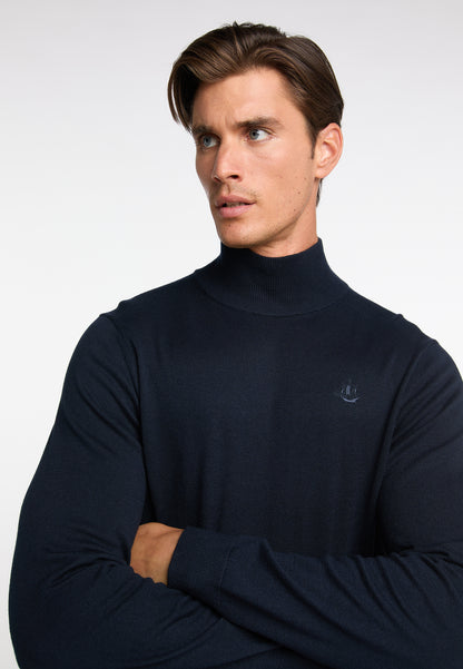 DreiMaster Klassik Men's Basic Fine Knit Sweater - Schmuddelwedda Shop