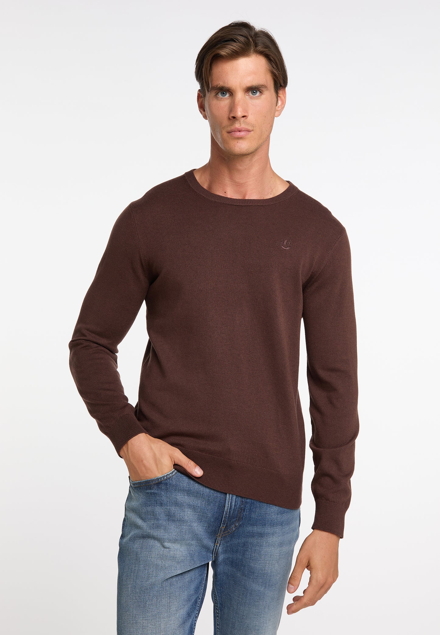 Podstawowy cienki sweter dzianinowy