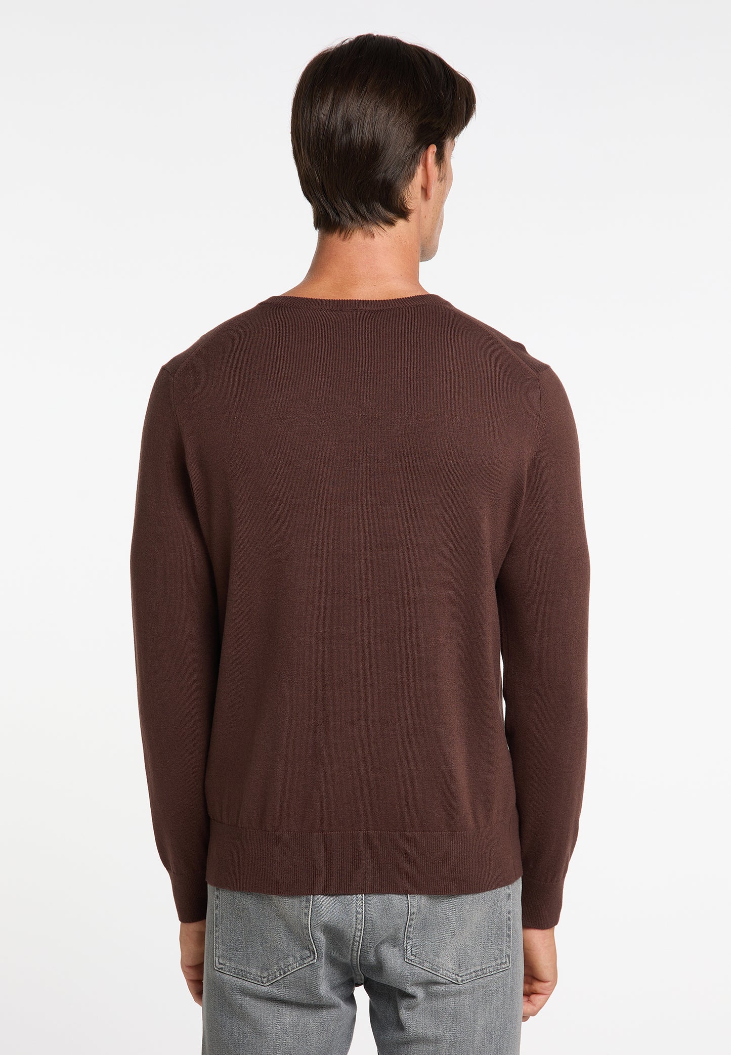 DreiMaster Klassik Herren Basic-Feinstrickpullover