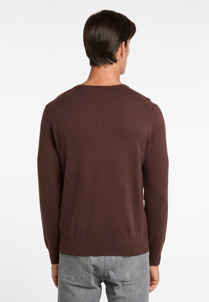 DreiMaster Klassik Herren Basic-Feinstrickpullover