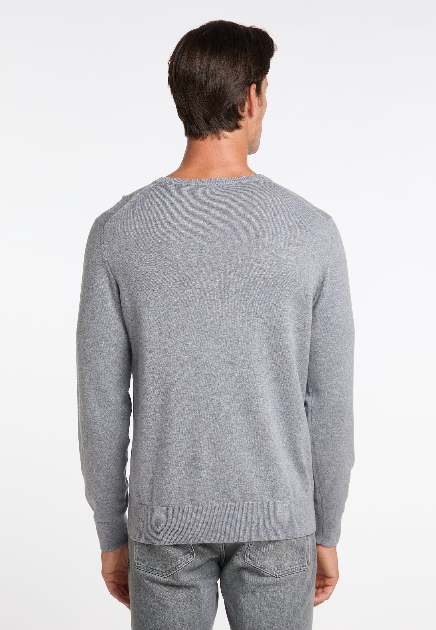 DreiMaster Klassik Herren Basic-Feinstrickpullover