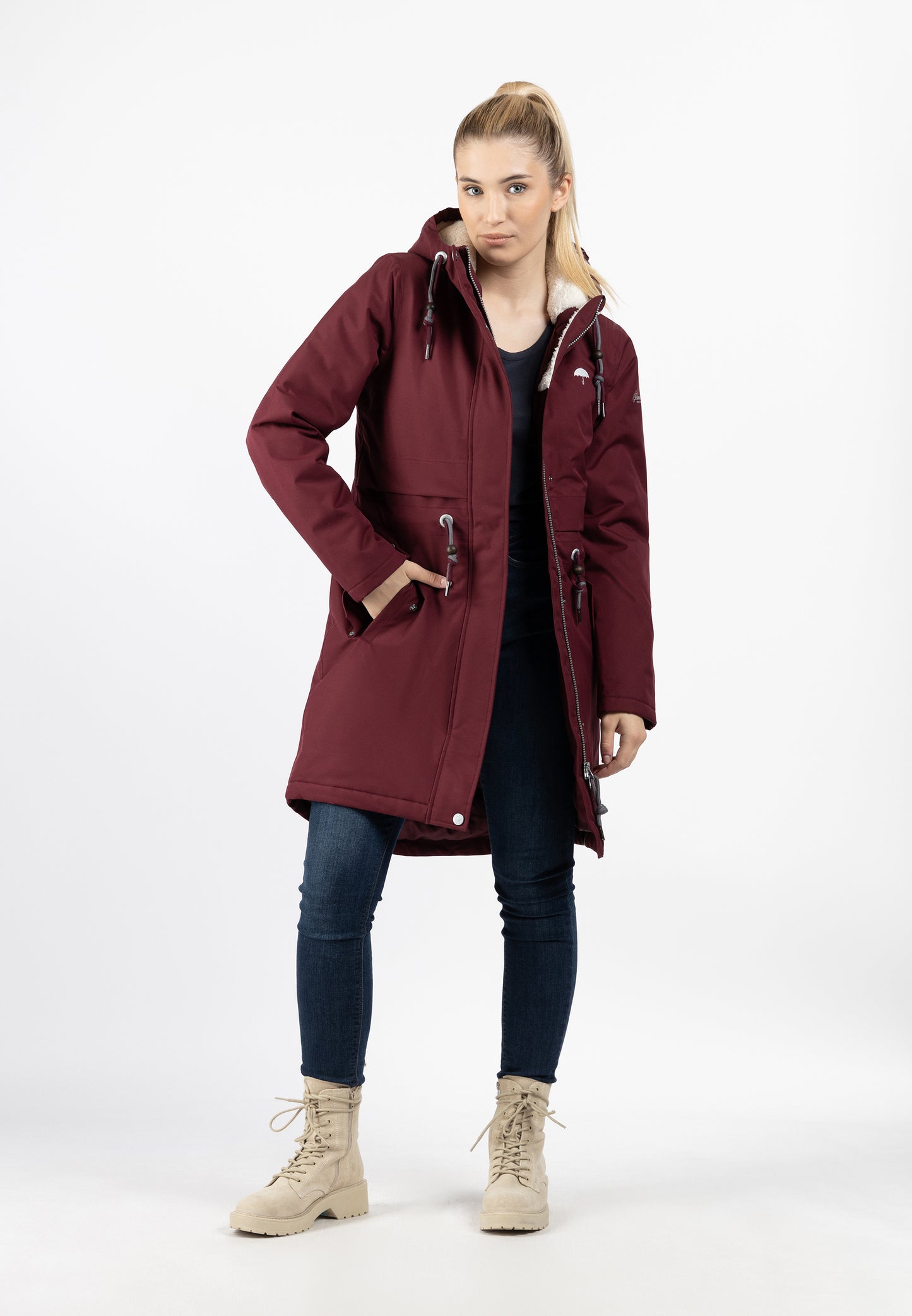 Schmuddelwedda Women's Winter Parka Made From Recycled Polyester Schmuddelwedda