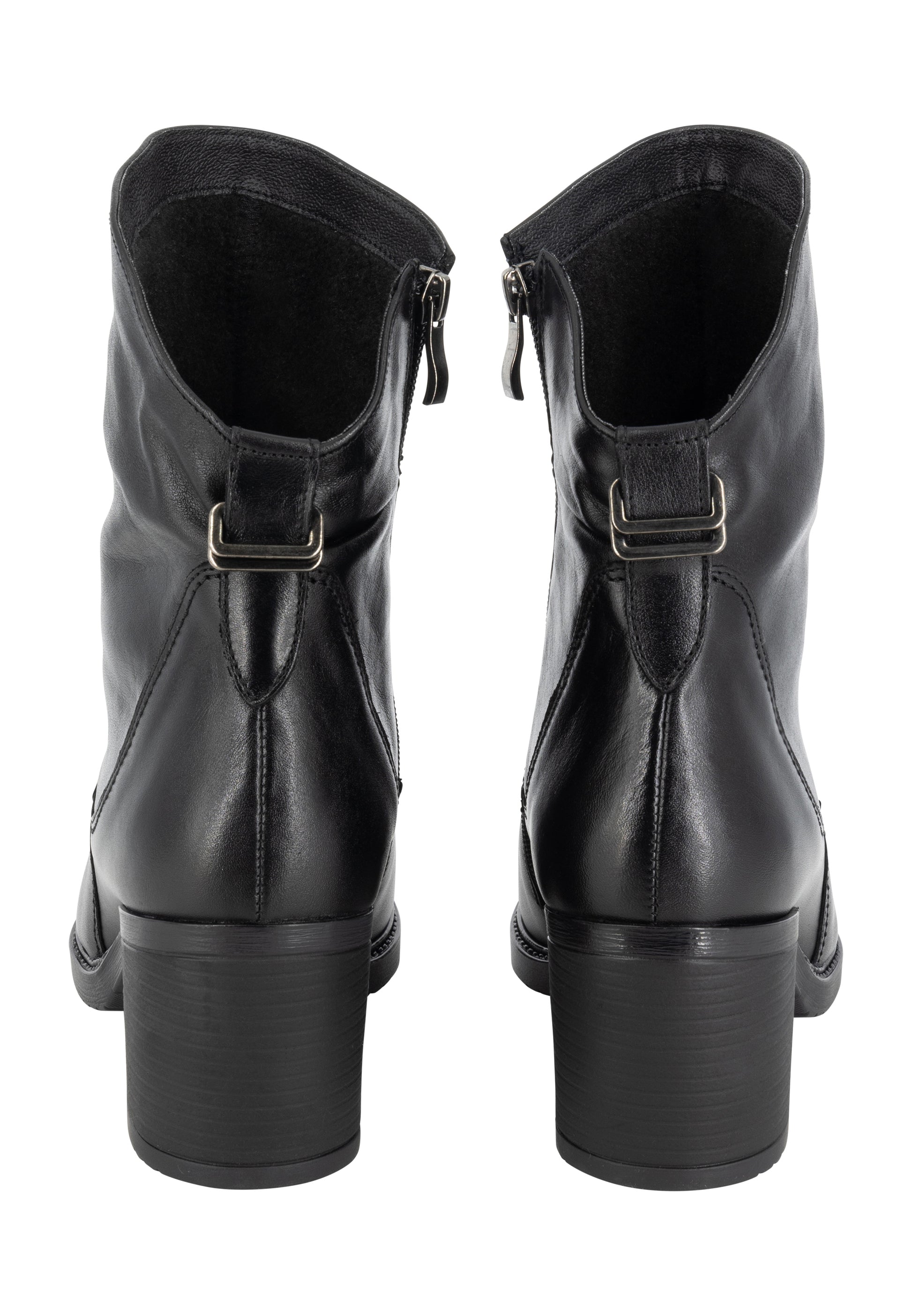 DreiMaster Vintage Damen Lederstiefelette