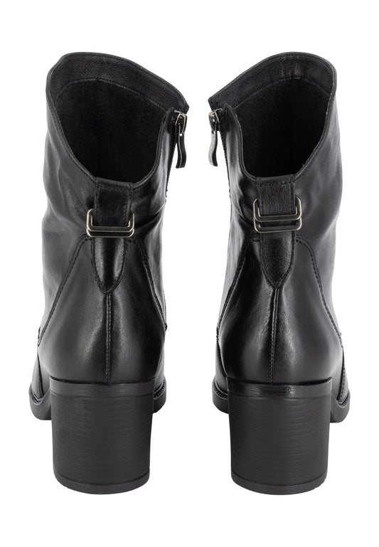 DreiMaster Vintage Damen Lederstiefelette