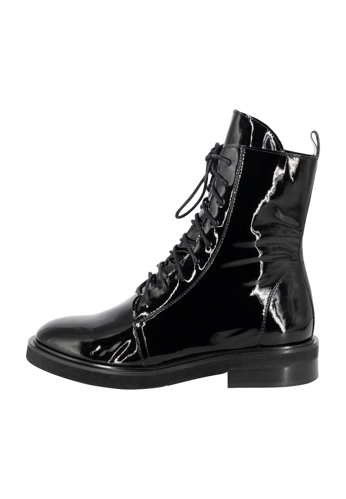 DreiMaster Vintage Damenstiefel aus Lackleder