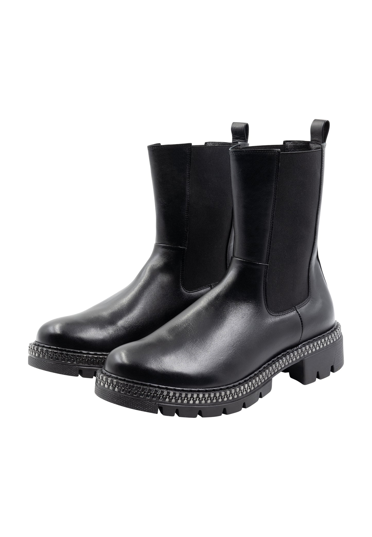 DreiMaster Vintage damskie skórzane kozaki