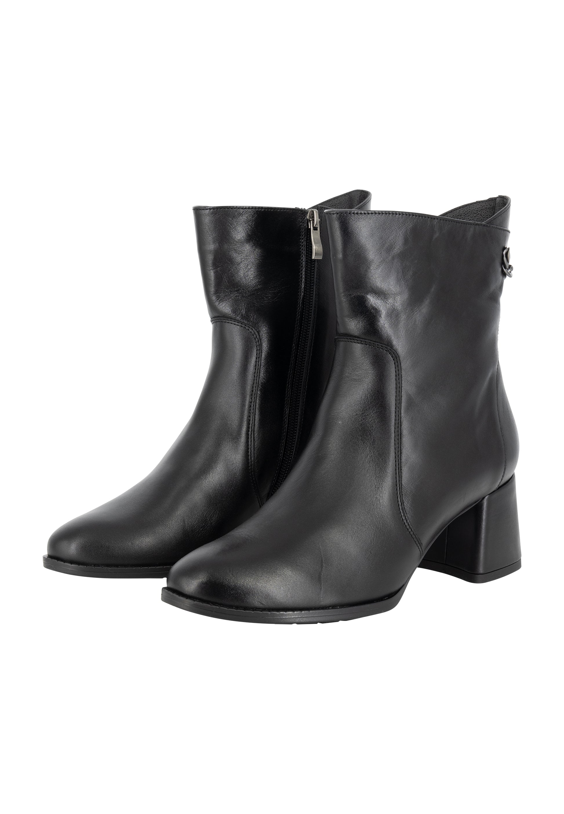 DreiMaster Klassik Damen Leder Stiefeletten