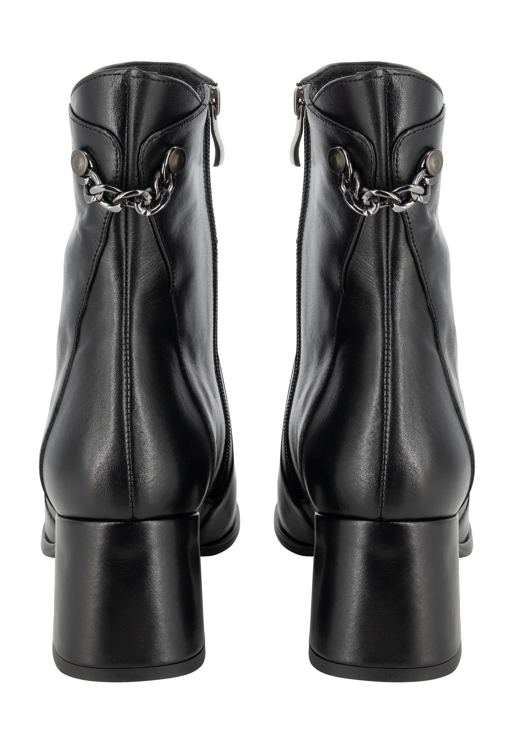 DreiMaster Klassik Damen Leder Stiefeletten