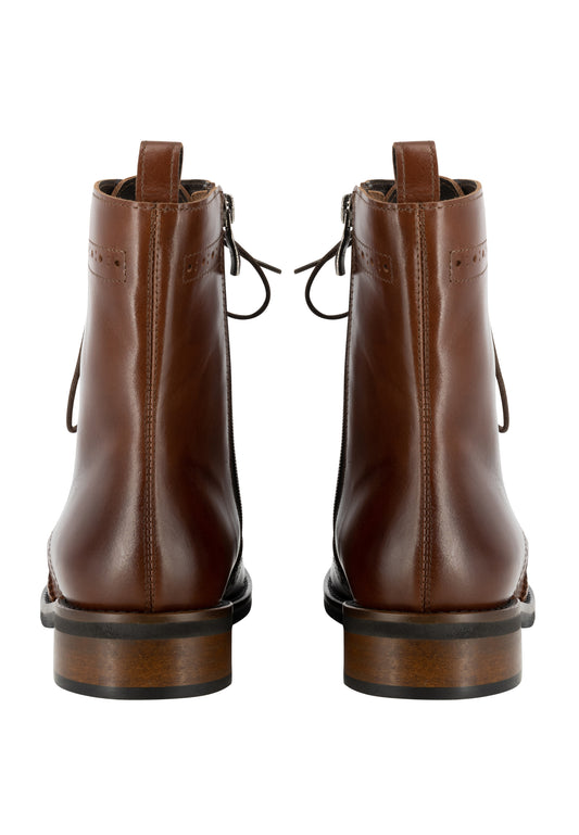 DreiMaster Vintage Damen-Schnürstiefelette