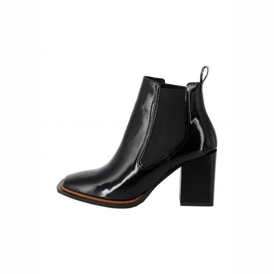 DreiMaster Klassik Damen-Lederstiefelette