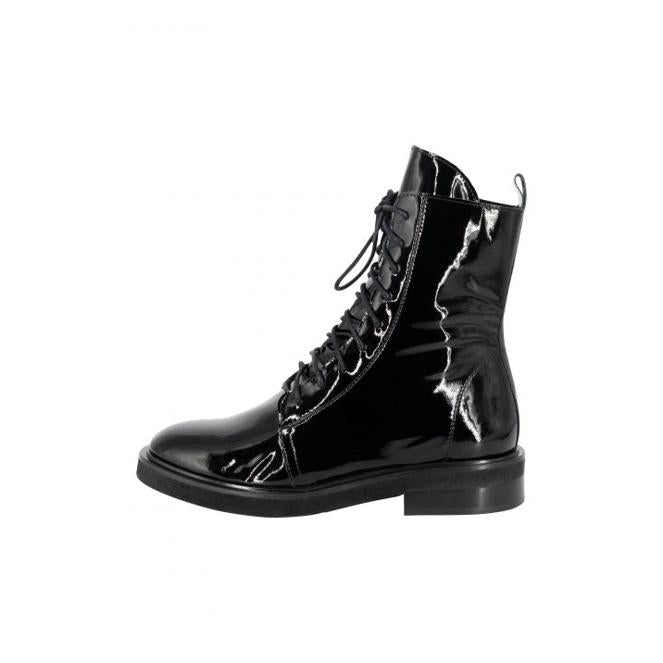 DreiMaster Vintage Damenstiefel aus Lackleder