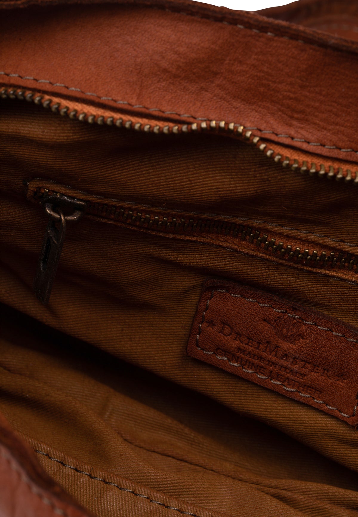 DreiMaster Vintage Damen-Schultertasche aus Leder
