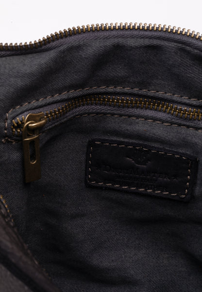 DreiMaster Vintage Damen-Schultertasche aus Leder