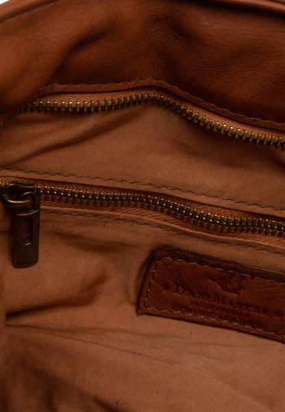 DreiMaster Vintage Damen-Schultertasche aus Leder