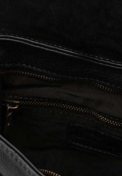 DreiMaster Vintage Damen-Schultertasche aus Leder
