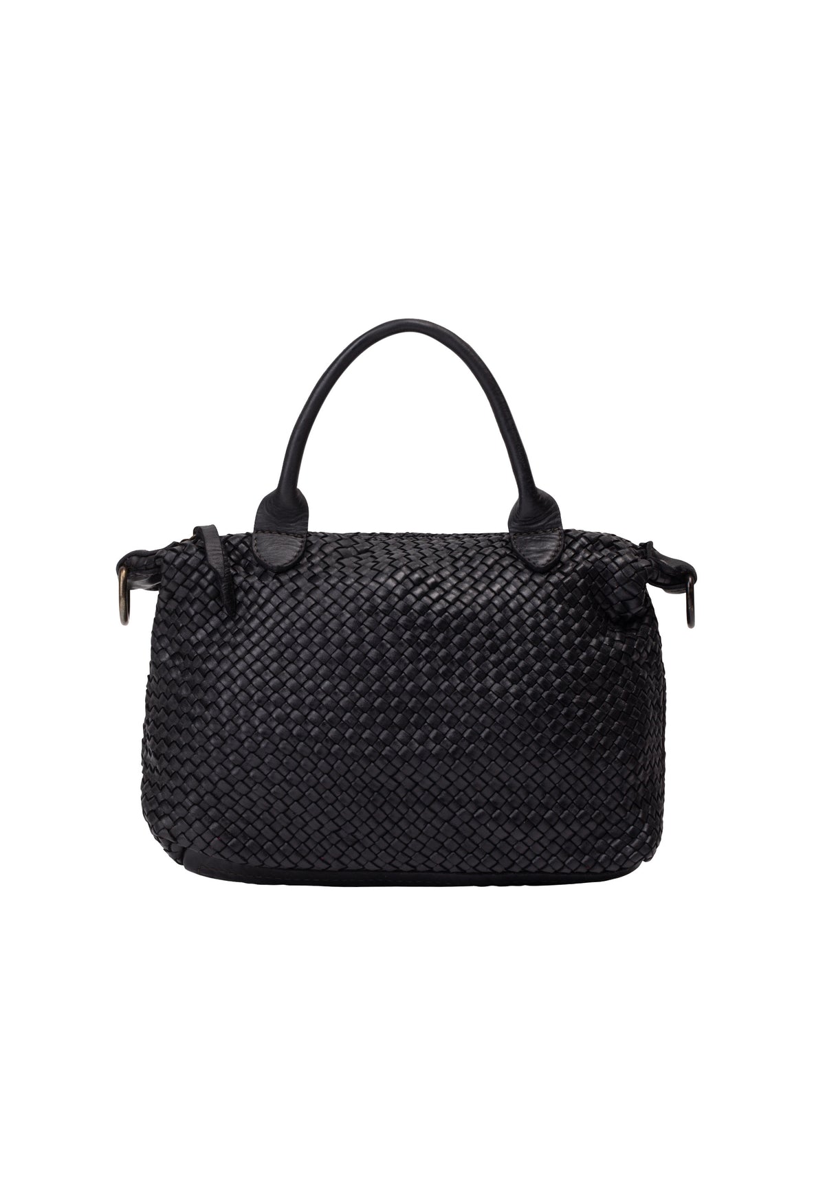DreiMaster Vintage Women's Shopper aus geflochtenem Leder