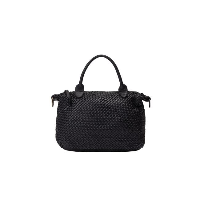 DreiMaster Vintage Women's Shopper aus geflochtenem Leder