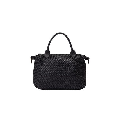 DreiMaster Vintage Women's Shopper aus geflochtenem Leder
