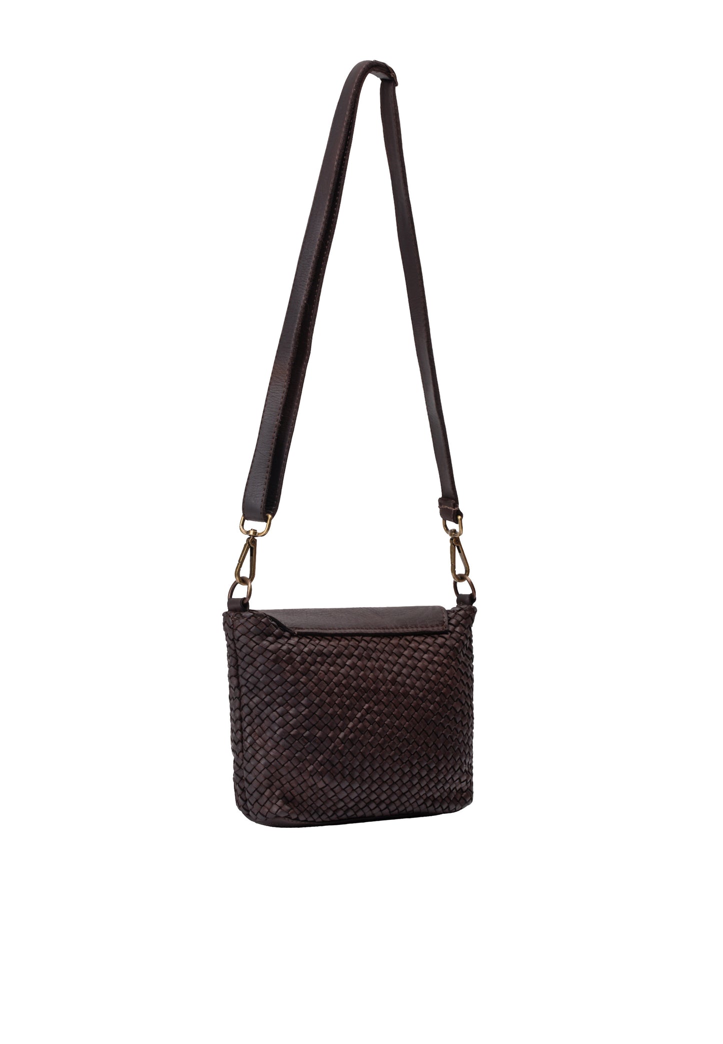 DreiMaster Vintage Damen-Schultertasche aus Leder